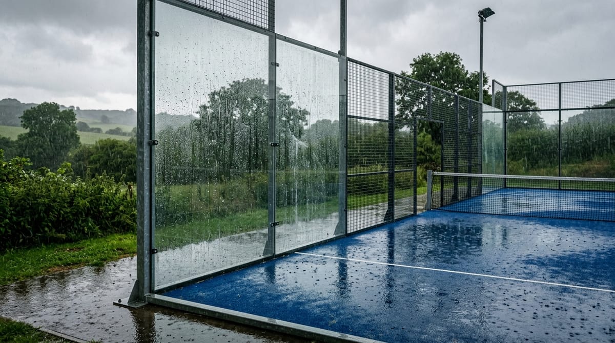 Playing Padel in the Rain and on Wet Courts
